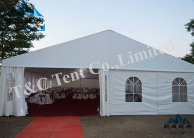 Leichte Hochzeits-Ereignis-Zelt-Schalldämmung mit weißem Spitzendach PVC-Gewebe