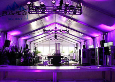 Klare Spannen-transparentes Ereignis-Zelt im Freien, Aluminiumrahmen-große Zelte für Hochzeiten