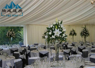 Sitzer-Hochzeits-Ereignis-Zelte 1000 mit weißem PVC, das 7.2M Firsthöhe ummauert