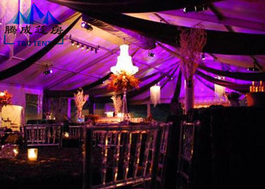 Festzelt Gazebo-Hochzeits-Ereignis-Zelte mit Sandwich-Platte und Wand-Vorhang