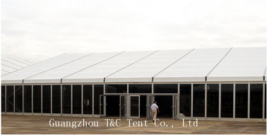 Kundengebundene Größe außerhalb der Ereignis-Zelte mit doppeltem überzogenem Polyester-Gewebe PVCs
