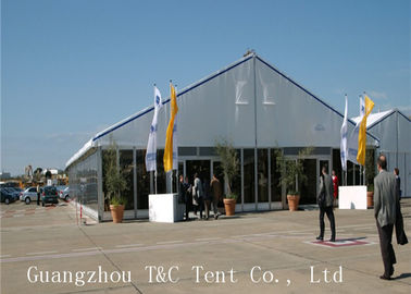 Große Messen-Überdachungs-Zelt-dauerhafter Gebrauch mit transparenten Glaswänden