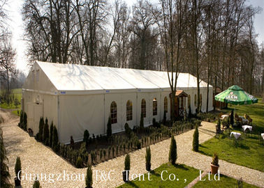 Luxusrost-Beweis-Hochzeitsfest-Zelt-einfache Wartung mit weißem PVC-Mantel-Gewebe