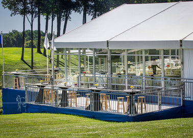 Große PVC-überzogene Aluminiumkurven-Dach-Sportereignis-Zelte für das Laufen/Basketball/Badminton/Tennisball