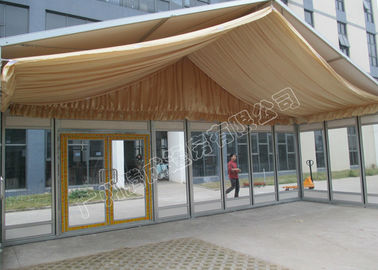 PVC-Dach-Abdeckungs-und Glas- Wand-Zelt-klassisches Luxus-Kenia-Zelt mit Partei-Dekorationen