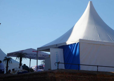 Zelt 6x6m Chinese-Hut Gazebo-Aluminium-PVCs Pogoda mit klarer Spanne für Ereignis im Freien