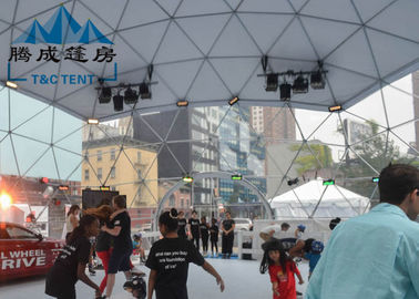 Transparente wasserdichte Hauben-Zelte für Partei-Ereignisse mit klarem PVC-Gewebe für Modeschauen