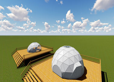 Zelt-Ausdehnungs-Zelte des Stahl-Rahmen-Q235 imprägniern sechseckige Hauben-Zelte für das Kampieren