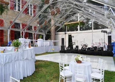 Hochfeste weiße wasserdichte Hochzeits-Ereignis-Zelte groß ein GEFORMTES Zelt für Sitzer 600