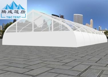 Aluminiumrahmen-Zelt des 20x40m Weiß PVC-Kurven-freien Raumes für Heirats500 menschen Sitzer-Wind beständig