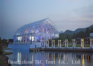 Restaurant-oder des Garten-20x40 Festzelt, Ereignis-Zelt des freien Raumes im Freien mit transparentem PVC-Dach