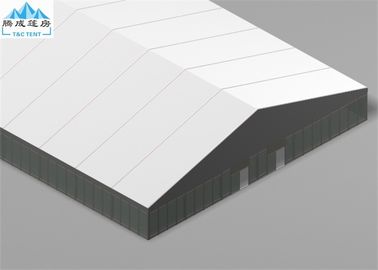 30X100M enormes Zelt für vorübergehende Ausstellungs-Lager-Ein-Form-im Freien weiße Dach-Hochleistungsabdeckung