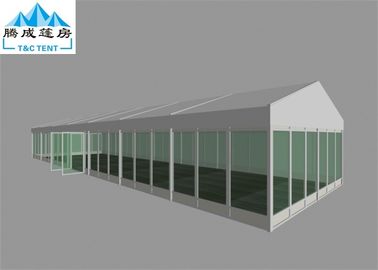 6X21M äußeres Aluminiumpvc-Zelt des rahmen-Festzelt-freien Raumes mit Glaswand-Dekorationen