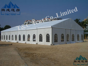 Riss-beständige Hochzeits-Ereignis-Zelte mit doppeltem überzogenem Polyester-Gewebe PVCs